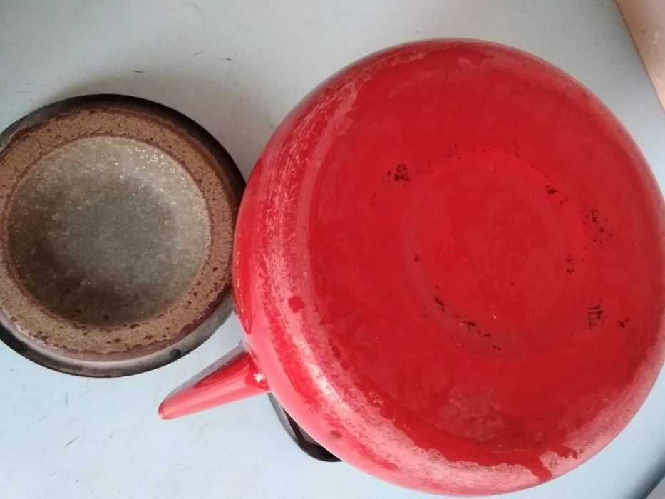 Чайники и ведра эмалированные