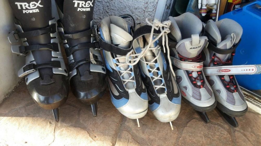 Ролери и кънки за лед