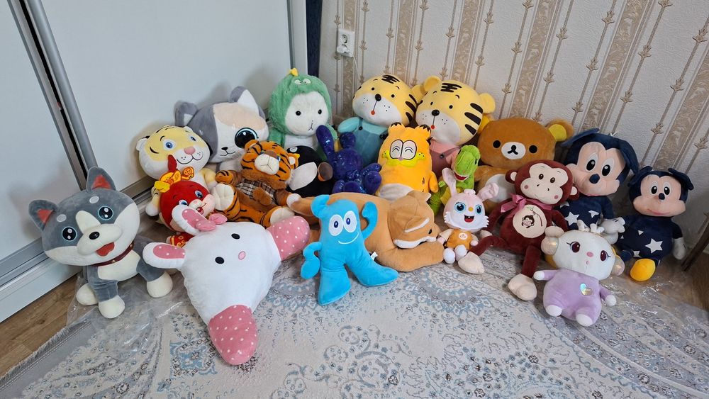 Игрушки мягкие новые