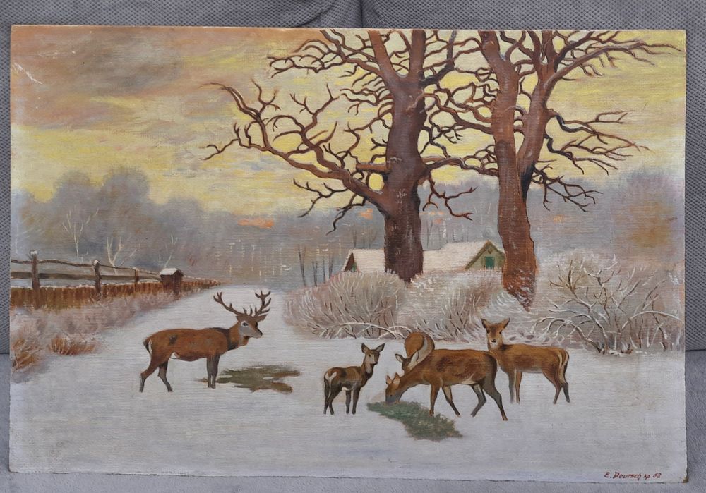 Tablou Pictura Peisaj de Iarna