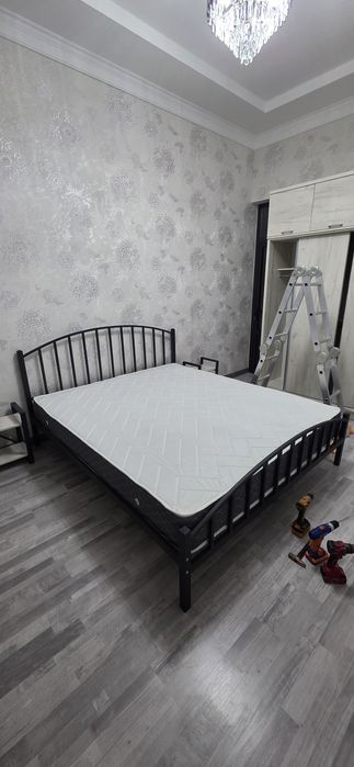 Металлические двуспальная кровать. Темир Калават. Model:   ISABELLA