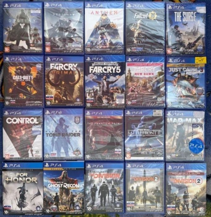 Игры на Sony PlayStation 4 и 5
