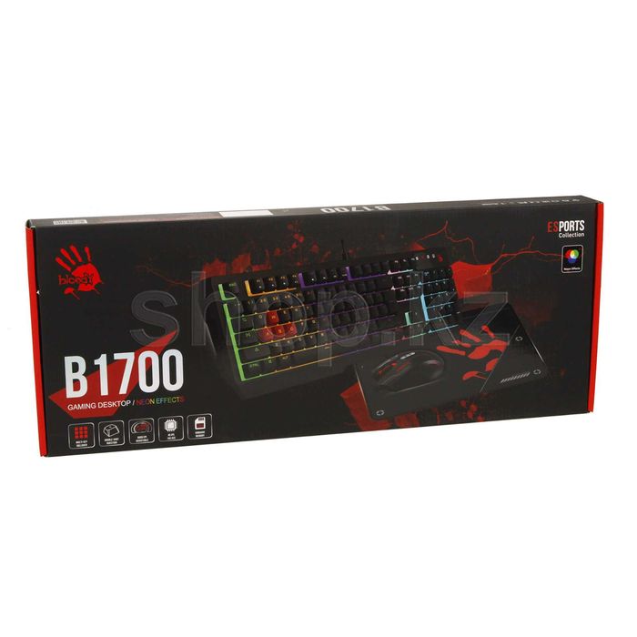 Игровой набор A4Tech Bloody B1700 (клавиатура+мышь+коврик)