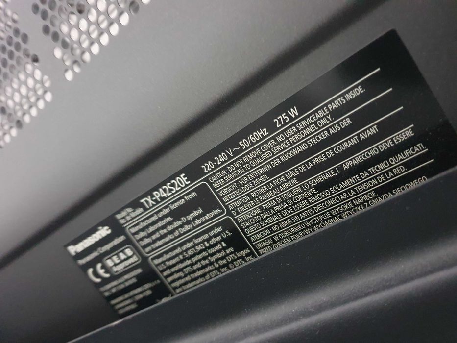Плазмен Телевизор panasonic tx-p42s20e за части