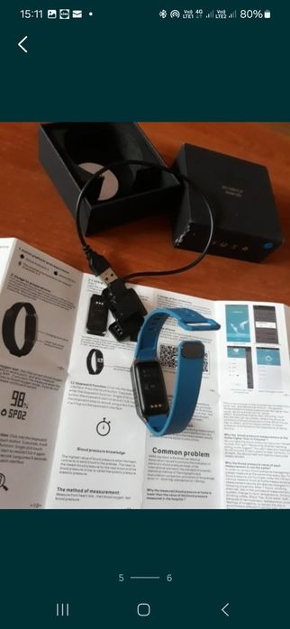 smart watch blue