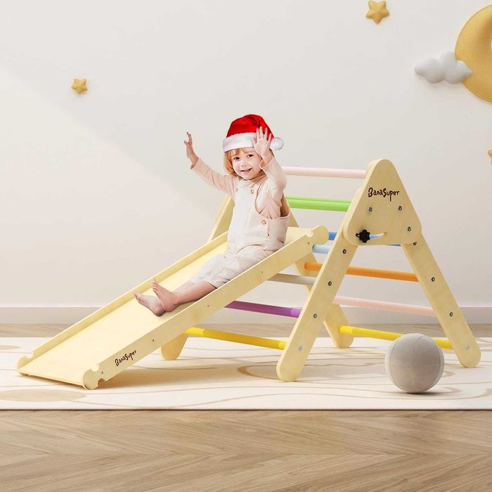 Triunghiul Montessori Pikler cu Rampa Reversibila, REDUS de la 860RON