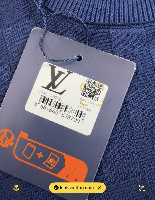 Louis Vuitton-Оригинална чисто нова мъжка тениска Л размер