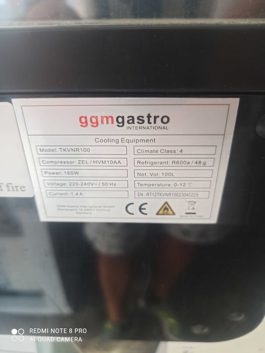 Хоризонтална витрина плюсова малка GGM GASTRO