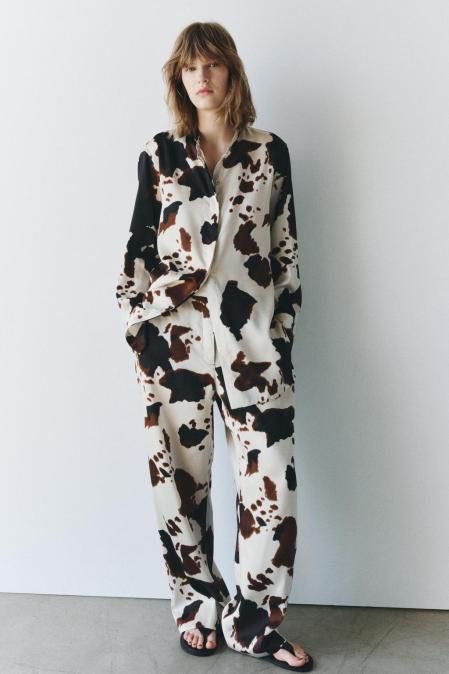 Сет Zara cow print