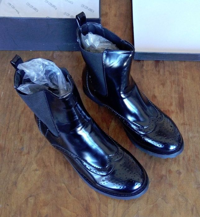 Нови Дамски Боти Женски Зимни Обувки Черни Ботуши