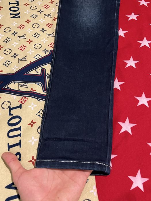 Blugi skinny bleumarin femei