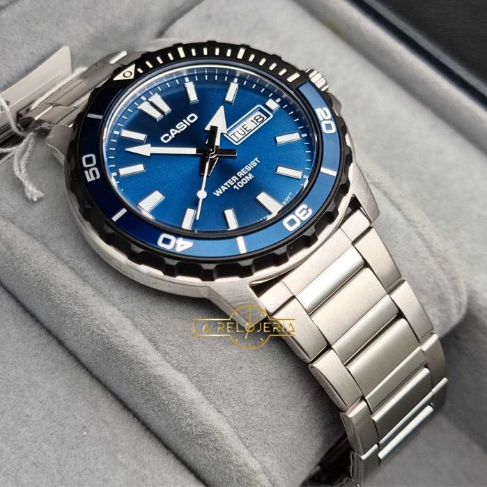 Оригинальные часы Casio Collection Blue Dial  !!!