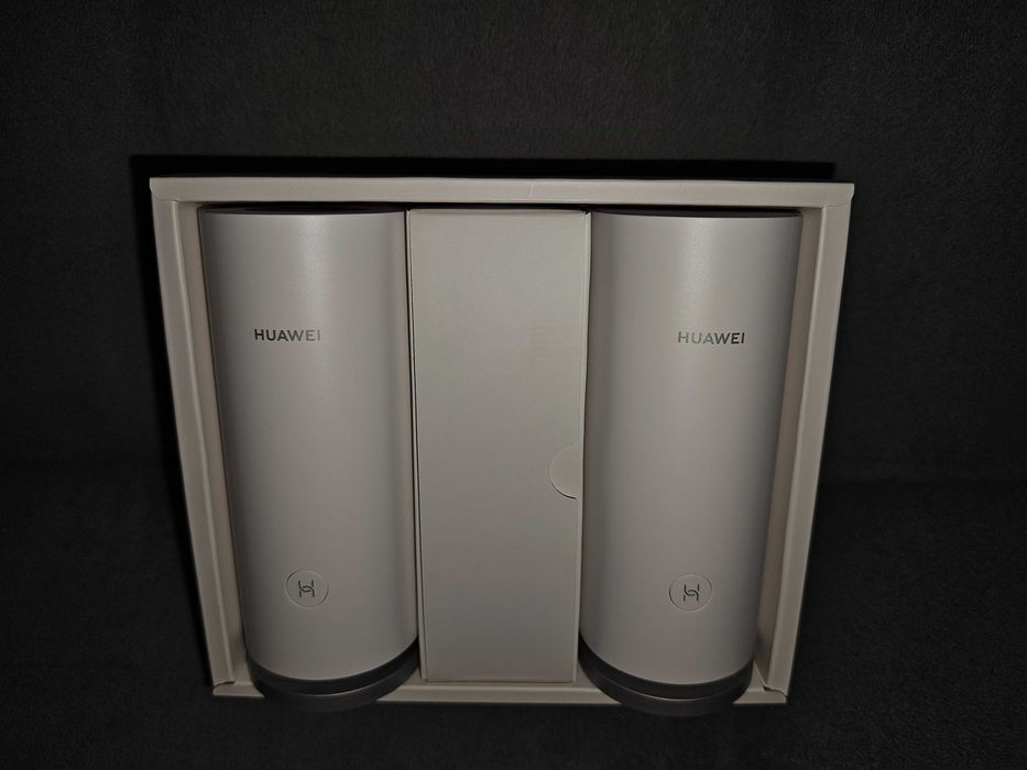 Pachet Sistem Mesh Wi-Fi 6 Huawei – 3 Unități (Huawei Mesh 3 + AX3 Quad-core)