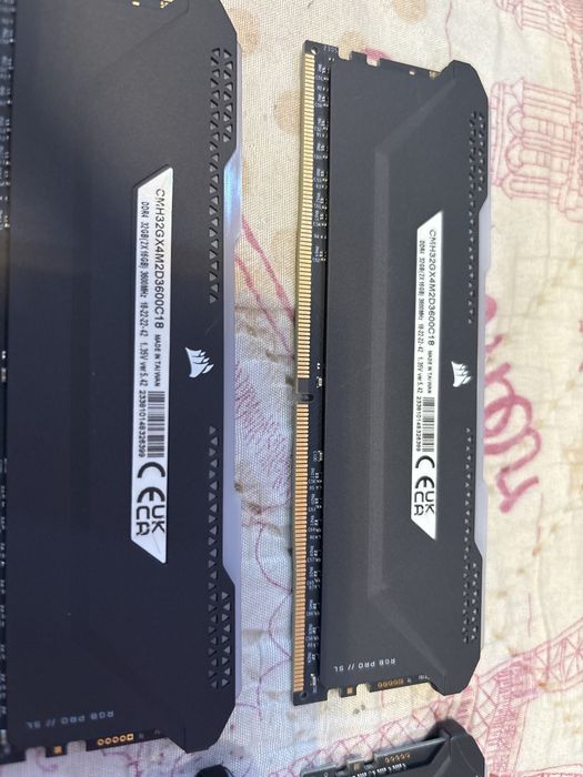 Памет Corsair Vengeance RGB PRO SL, 32GB/2х16/ DDR4, 3600MHz CL16, Dual Channel Kit
