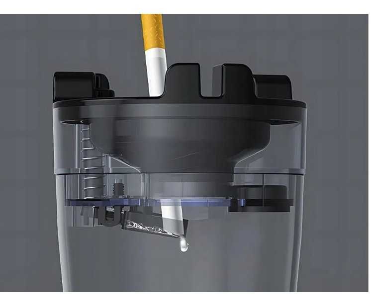 Пепелник за кола с воден "филтър"