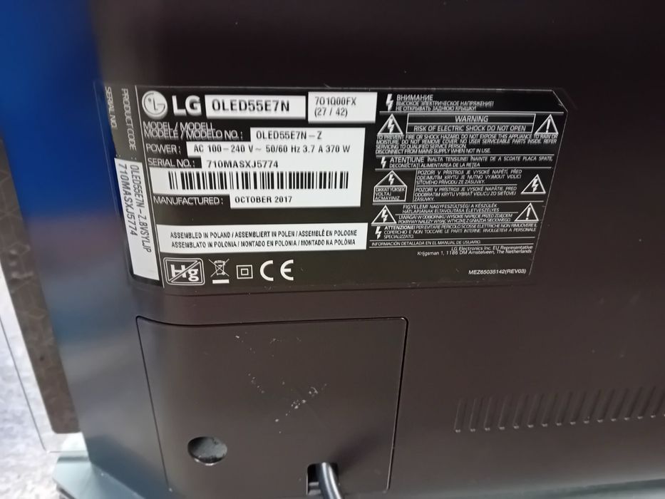 Телевизор LG Oled Smart 55 инча