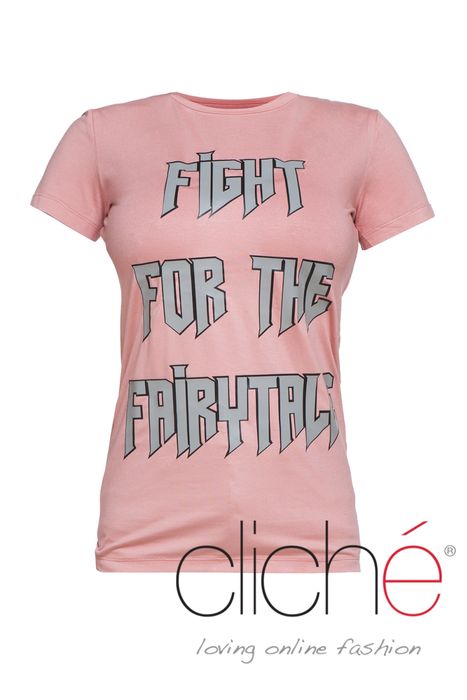 CLICHE чисто нова тениска в бебешко розово