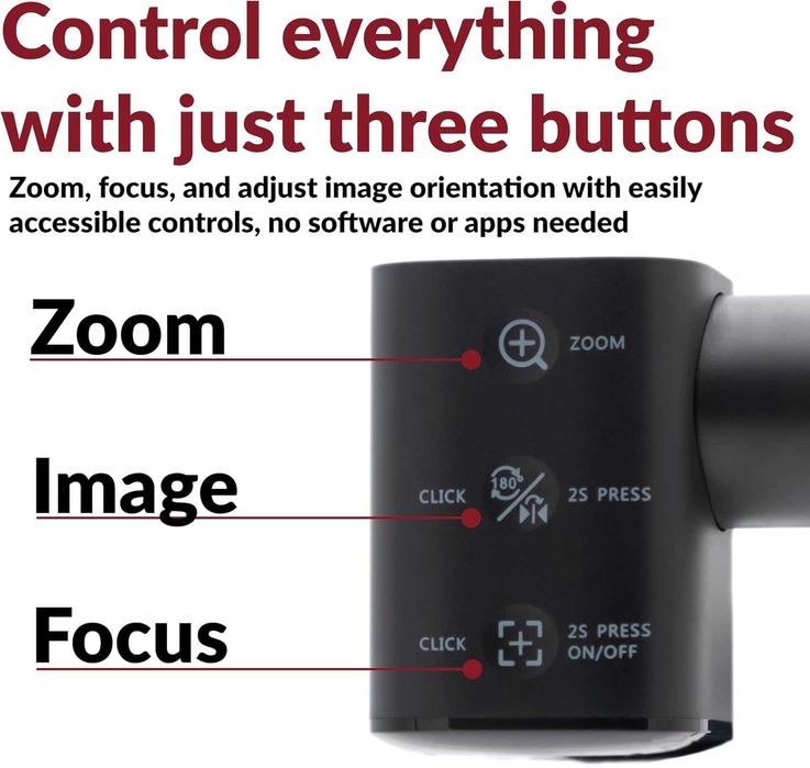 CA Essential Webcam Flex cu trei poziții de montare - nou