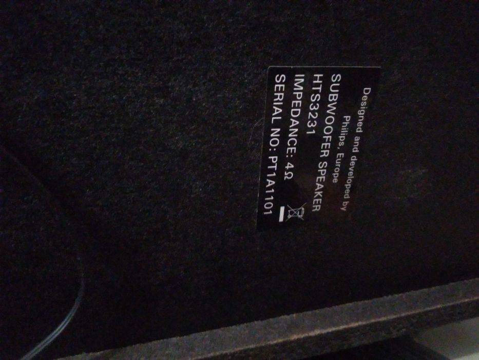 Home theater Philips 2.1 HTS3231/3D Blu-ray