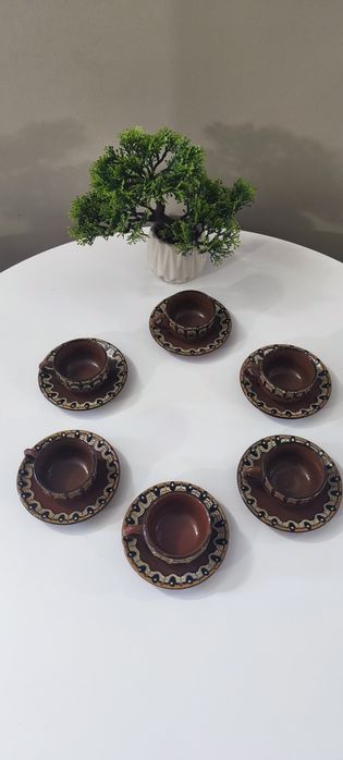 Керамичен сервиз за кафе.Цена 7 евро.