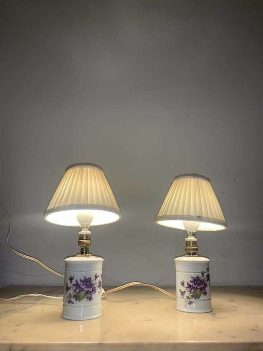 Veioza set din portelan decor dormitor