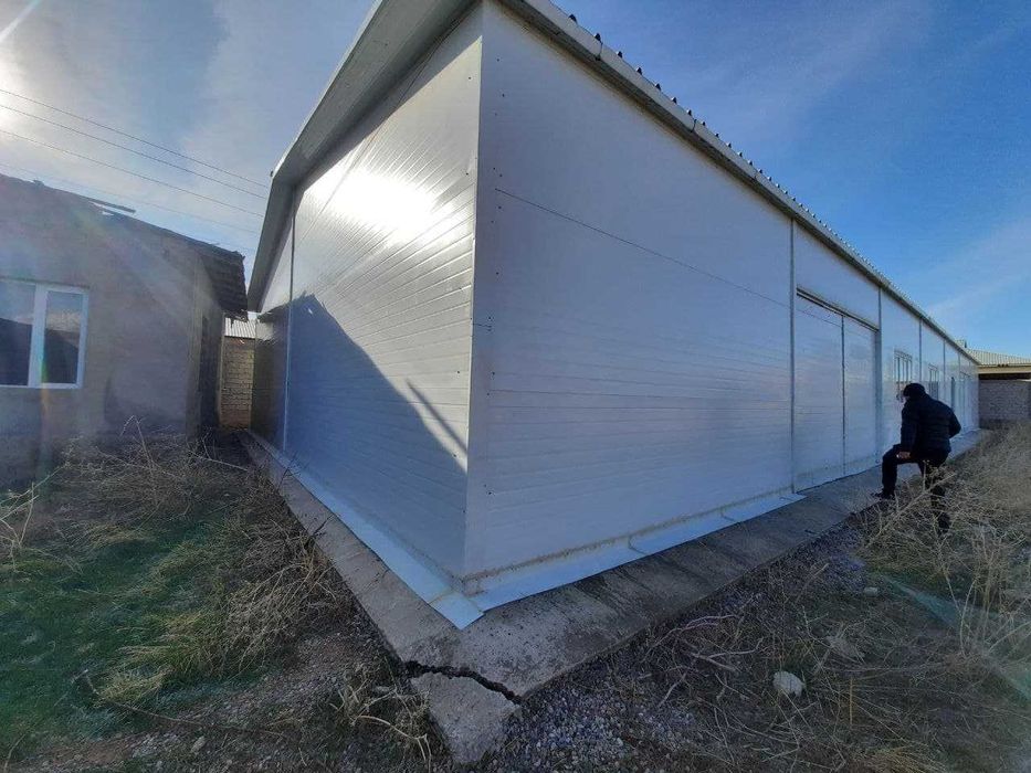 Строительство ангаров из сэндвич панели и металлоконструкции под ключ.