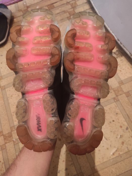 Кроссовки Nike Air VaporMax (Light Bone/Hot Punch) — Оригинал