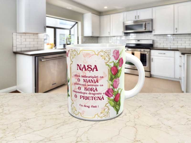 Cana personalizata Mama/ Nasa/ Educatoare/ Invatatoare - 8 martie