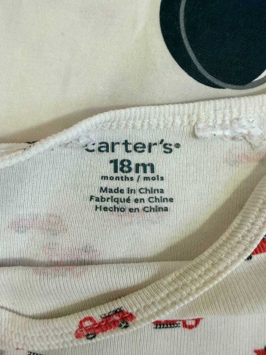 Набор боди carters хлопок длинный рукав на 18 месяцев детский бодик