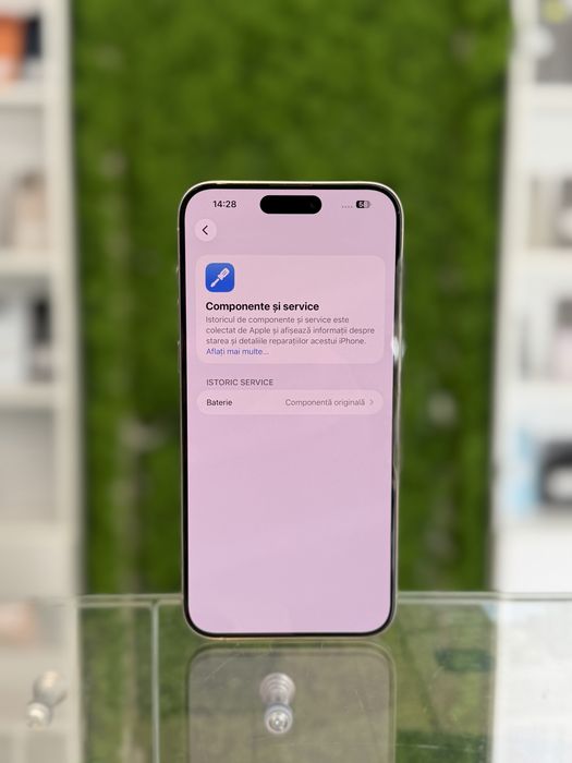 iPhone 15 Pro Max 256Gb White/Baterie100%%/Garantie 12 luni @atsgsm.ro