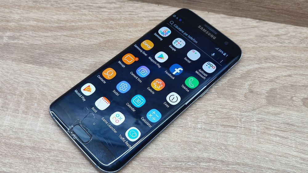 Samsung S7 Edge Black pentru piese sau se poate folosi asa