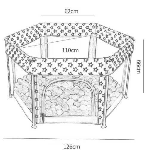 НОВО! Сгъваема Pop Up кошара за игра + ПОДАРЪК ТЕРМОКИЛИМЧЕ за нея