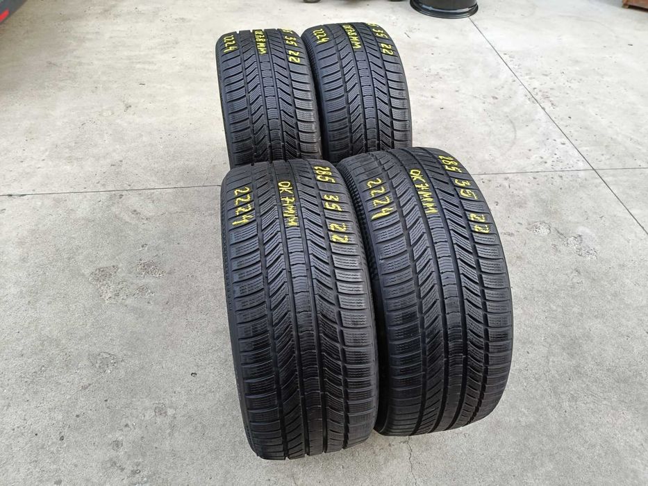 Set 4 anvelope de iarna 285 35 22 continental wintercontact TS 870P dot 2024