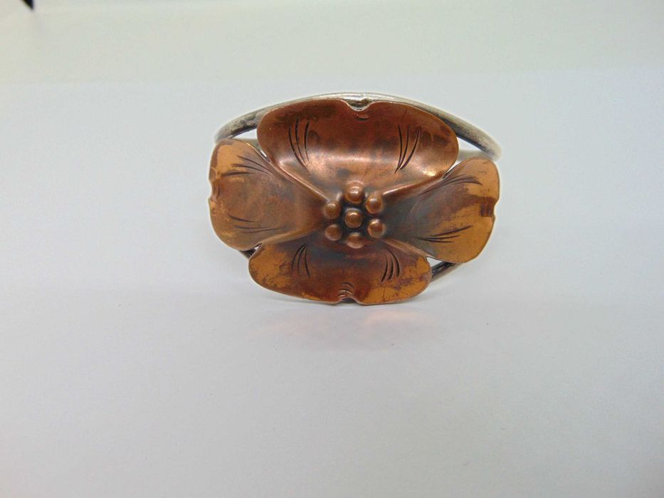 Bratara fixa din argint si cupru