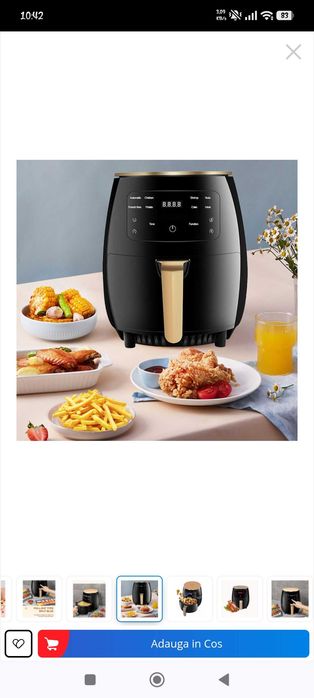 Friteuza cu aer cald