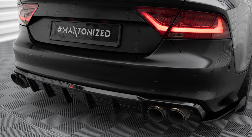 Дифузьор за задна броня Maxton design за Audi S7 (2010-2014)
