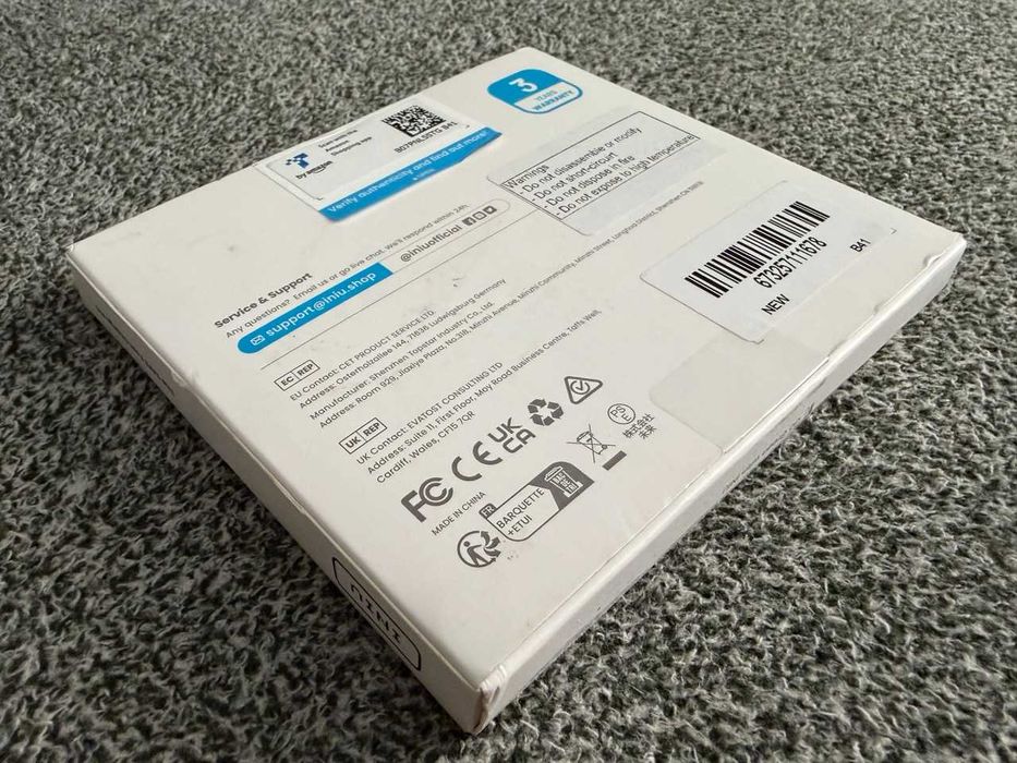 Baterie Externa 10.000 mAh / Iniu Power Bank BL-B41 / Sigilata