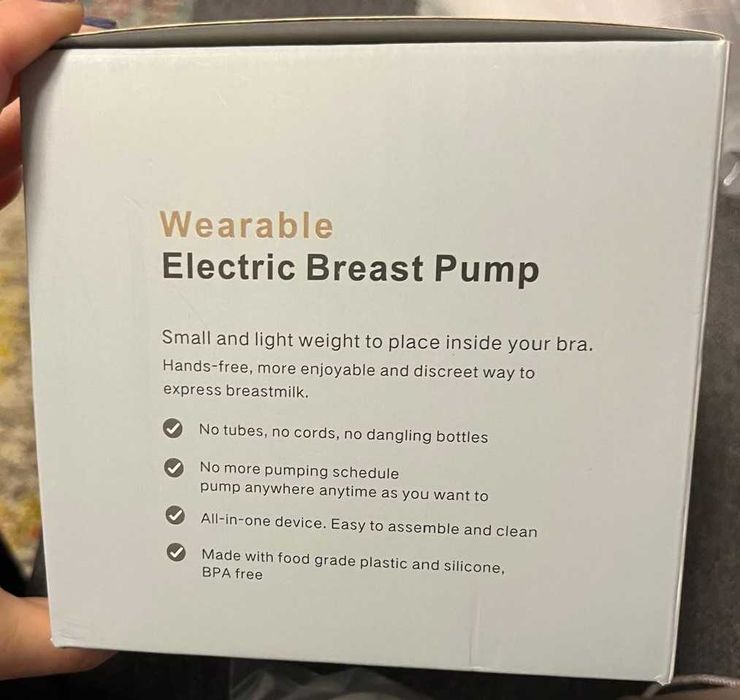 Pompa de San Electrica, OPERCE™️, Portabila, Anti-Reflux