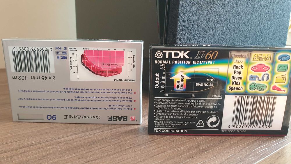 Нови аудио касети BASF - TDK D60