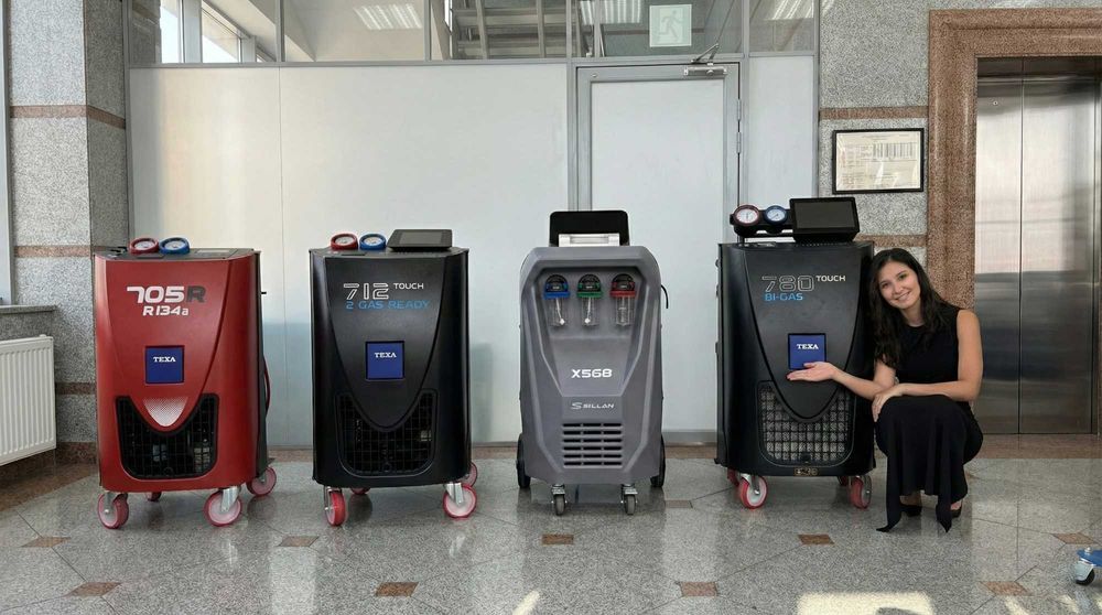 Установки для заправки автокондиционеров АССОРТИМЕНТ Texa Sillan