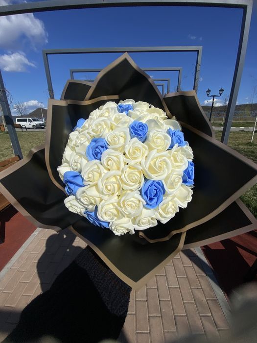 buchet din trandafiri de sapun