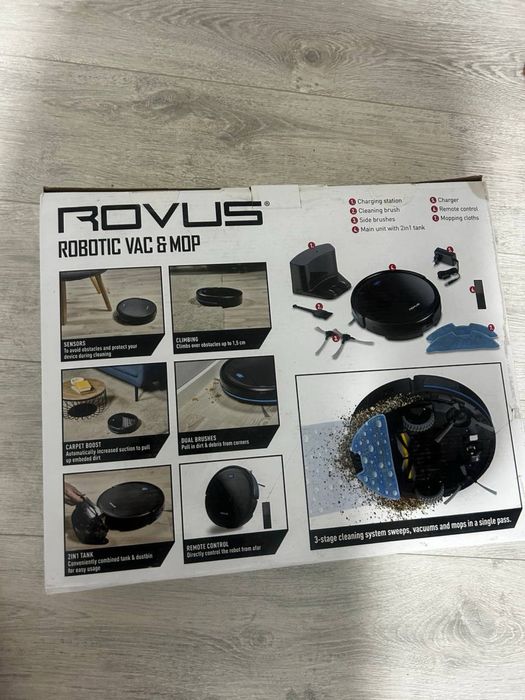 Робот пылесос ROVUS НОВЫЙЙ