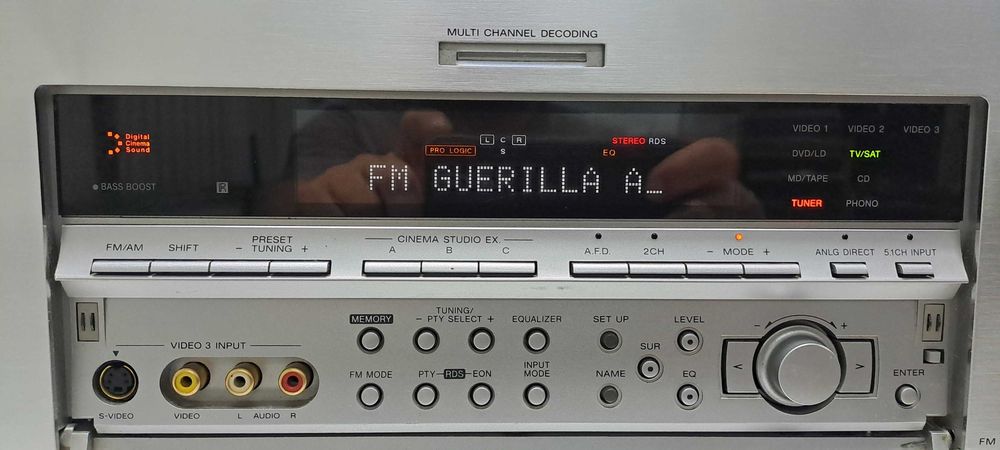 Sony CD RDR-GX7 si Receiver QS STR-DB840 linie audio Amplificator