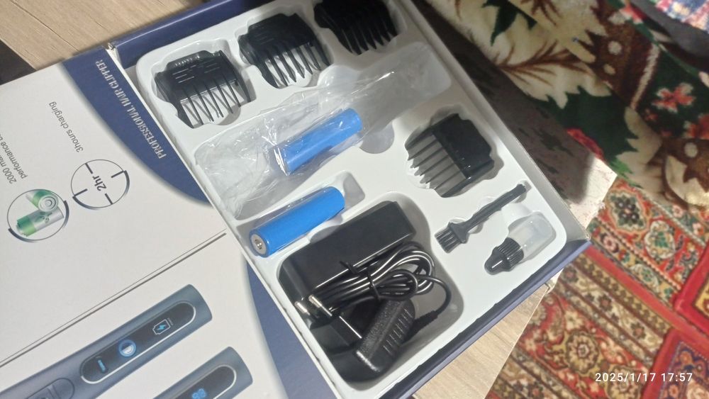 Клипр Х7 учун запчас батарйлар,  зарйачик, насадкалар.