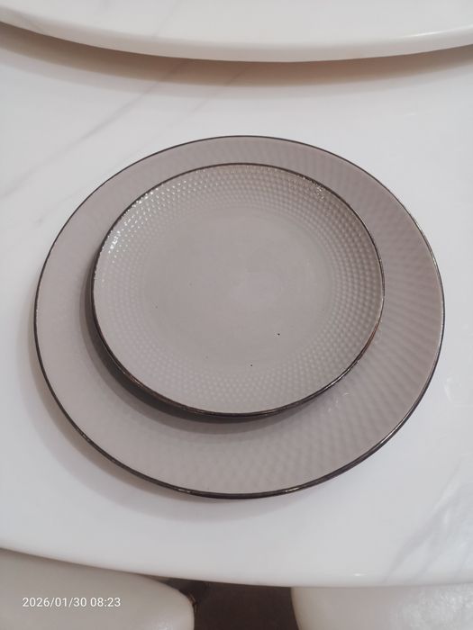 Тарелки сервированные