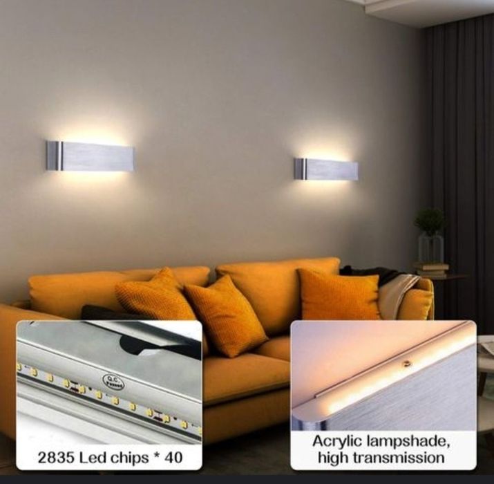 Lustra aplica lampa inox led bec bucatarie iluminat baie ip 44 spot