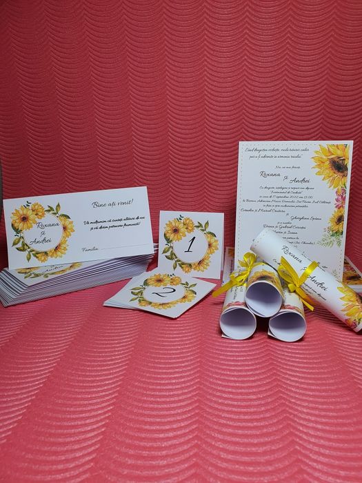 Invitatii/ Meniuri / plicuri / etichete  / carti vizita nunta botez