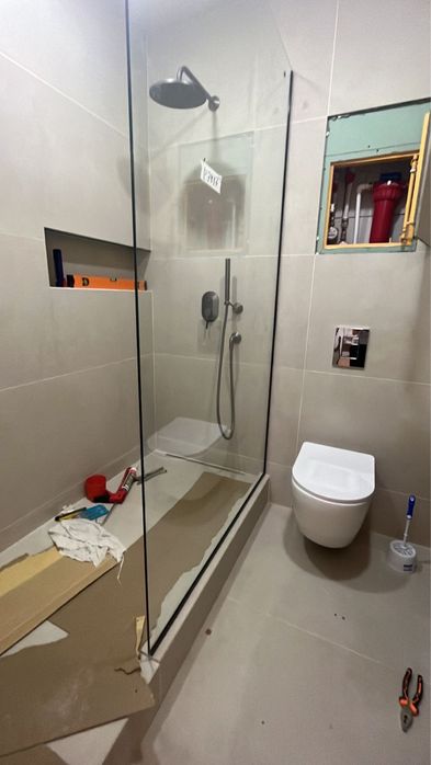 Установка душ кабины и тд