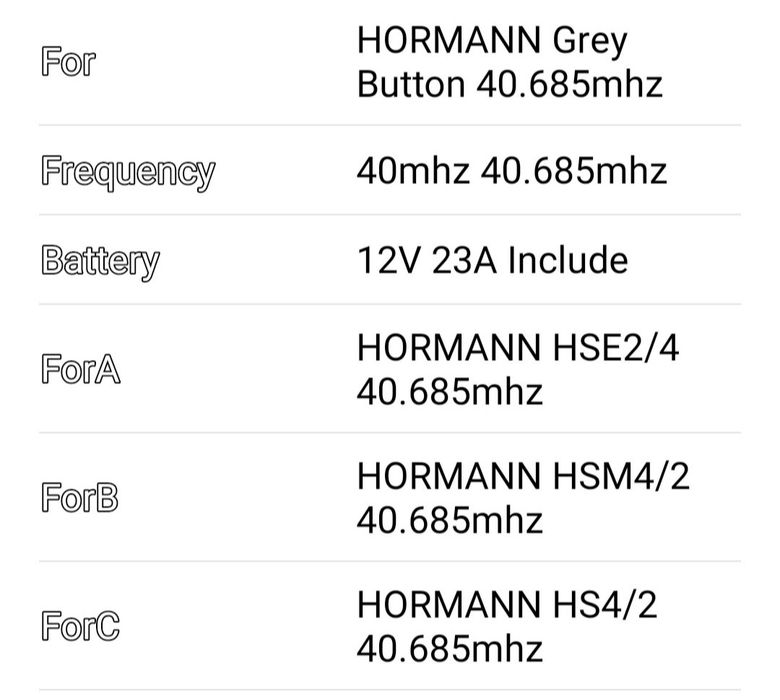 Дистанционно Управление Hörmann HSM 4 - 40 MHz