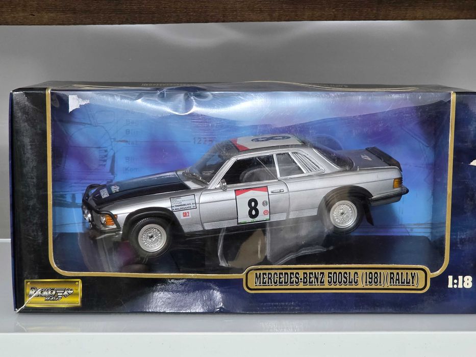 Macheta Auto 1/18 Ricko Mercedes Benz 500 SLC 1981 Rally